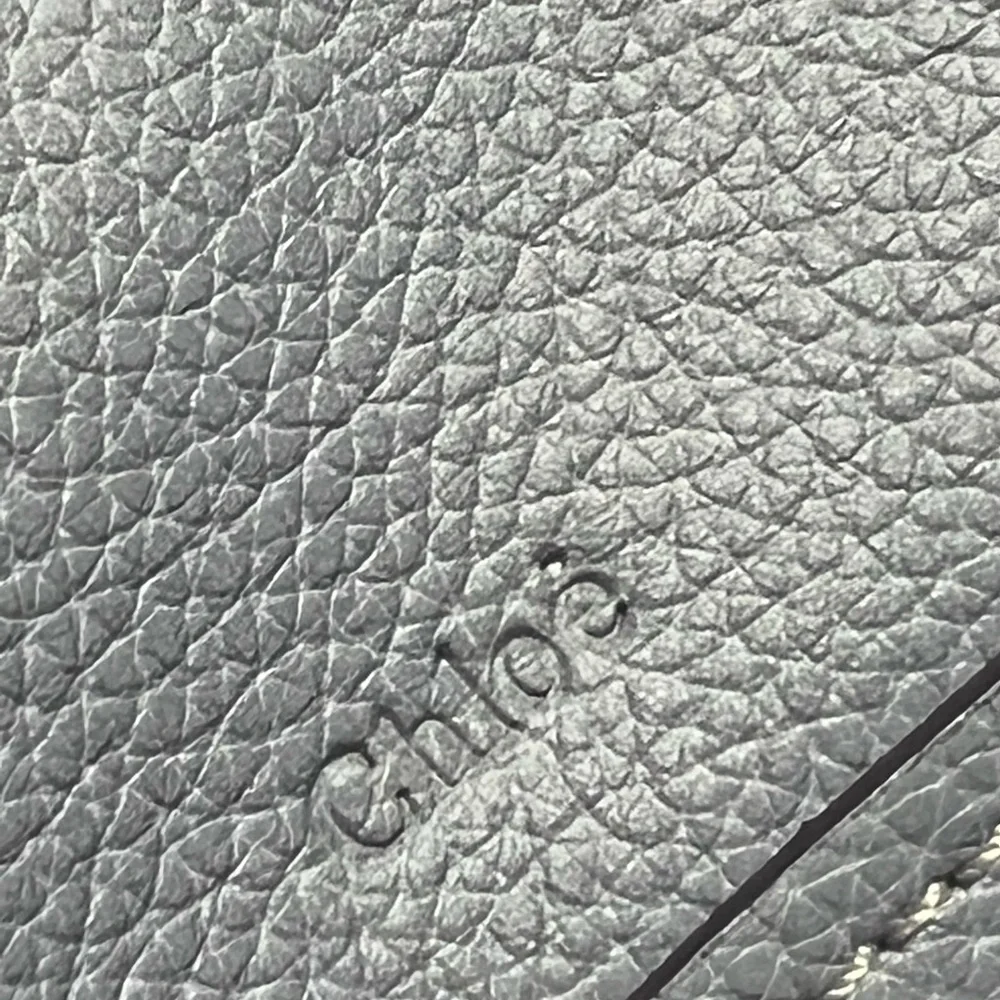 NWOT Chloé Medium Leather Satchel | Cashmere Gray with brass trim- Authentic - Picture 3 of 11